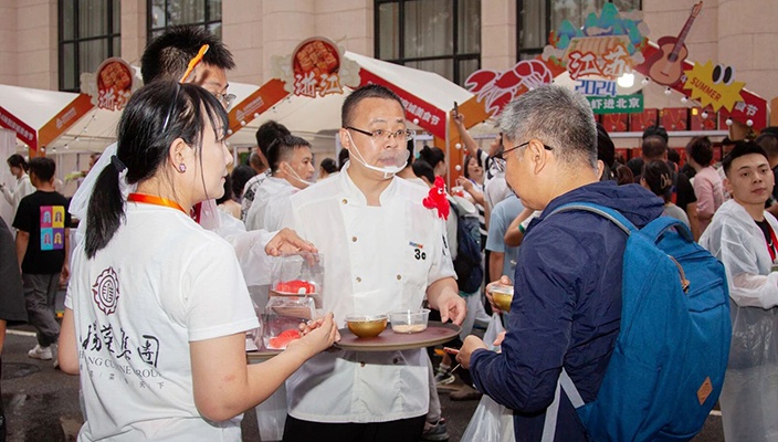 以食为媒，，淮扬菜品鉴堂受邀参展“北京国际美食荟”